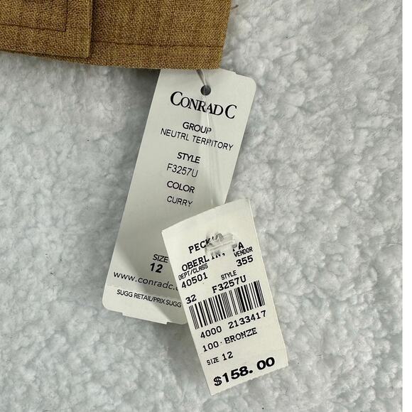 Conradc Collection Bronze Tan Lightweight Jacket - Size 12 - Picture 3 of 7